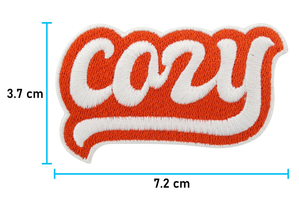 Cozy Patch mit der Maße: 3,7 x 7,2 cm