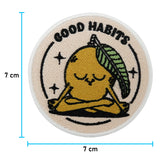 Good Habits Patch mit der Maße: 7 x 7 cm
