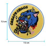 Chaos Patch mit der Maße: 7,3 x 7,3 cm
