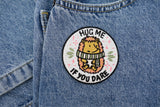 Igel Patch auf blauer Jeans