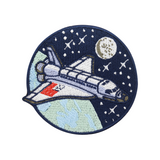 Raumschiff im Weltraum Patch | Planet, Astronaut DIY | Rakete Aufnäher