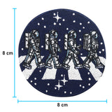 Astronauten Patch mit der Maße: 8 x 8 cm