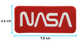 NASA Patch mit der Maße: 4,4 x 9,8 cm