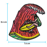 Surfer Patch mit der Maße: 8,4 x 7,6 cm