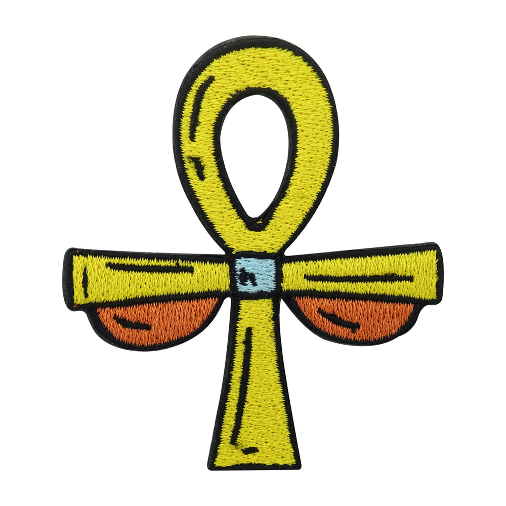 Gelber ägyptisches Kreuz Patch