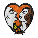 Orangener Verliebte Vampire Patch