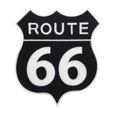 Schwarzer Route 66 Patch