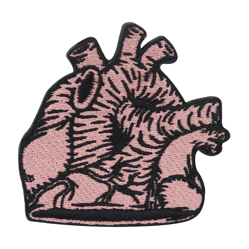 Pinker Broken Heart Patch obere Hälfte