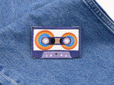 Lila Kassette Klett Patch| Retro Klett Patches, Musik Aufnäher, 80er Vintage Klettpatches, Bunte Badge, Bunte Hippie Klettpatch, Finally Home