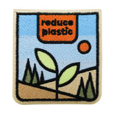 Blau-grüner Reduce Plastic Patch