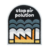 Schwarzer Stop Air Polution Patch