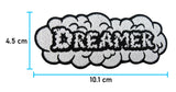 Dreamer Wolke Patch mit der Maße: 4,5 x 10,1 cm