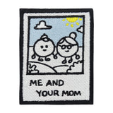 Me and Your Mom Klett Patch | Klett Patch lustig, Retro Patches, Deine Mutter Aufnäher, Witziges Abzeichen, Old School Spruch Badge, Vintage Flicken, Finally Home