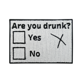 Are you Drunk? Patch | Alkohol, Saufen Aufnäher | Bier, Betrunken DIY