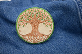 Baum des Lebens Klett Patch| Braune Klett Patches, Natur Aufnäher, Pflanzen Klettpatches, Outdoor Badge, Wald Klettpatch, Finally Home