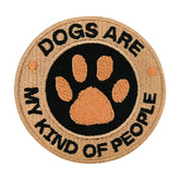 Dogs are my Kind of People Klett Patch | Hunde Klett Patches, Runde Aufnäher, Klettpatches, Badge, Pfoten Klettpatch, Finally Home