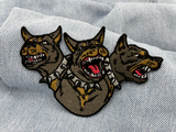Hellhound Patch | Hell Wolf Patch | Three-Headed Dog Patch DIY