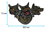 Hellhound Patch | Hell Wolf Patch | Three-Headed Dog Patch DIY