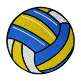 Blau-gelber Volleyball Patch