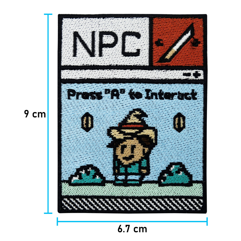 NPC Patch mit der Maße: 9 x 6,7 cm