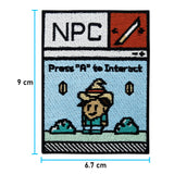 NPC Patch mit der Maße: 9 x 6,7 cm