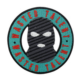 Grün-Grauer Wasted Talent Skimasken Patch