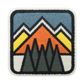 Retro Berge Klett Patch | Outdoor Klett Patches, Wandern Aufnäher, Rucksack Klettpatches, Berg Badge, Natur Klettpatch, Finally Home