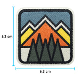 Retro Berge Klett Patch | Outdoor Klett Patches, Wandern Aufnäher, Rucksack Klettpatches, Berg Badge, Natur Klettpatch, Finally Home