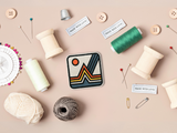 Retro Berg Klett Patch | Outdoor Klett Patches, Wandern Aufnäher, Rucksack Klettpatches, Wanderer Badge, Berge Klettpatch, Finally Home