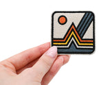 Retro Berg Klett Patch | Outdoor Klett Patches, Wandern Aufnäher, Rucksack Klettpatches, Wanderer Badge, Berge Klettpatch, Finally Home