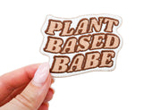 Plant Based Babe | Vegan Patches, Veggie Aufbügler, Rosa Flicken, Gemüse & Obst Aufnäher, Finally Home Patch zum Aufbügeln