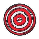 Rote Zielscheibe Patch