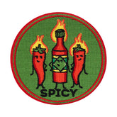 Grüner Spicy Chilli Tabasco Patch
