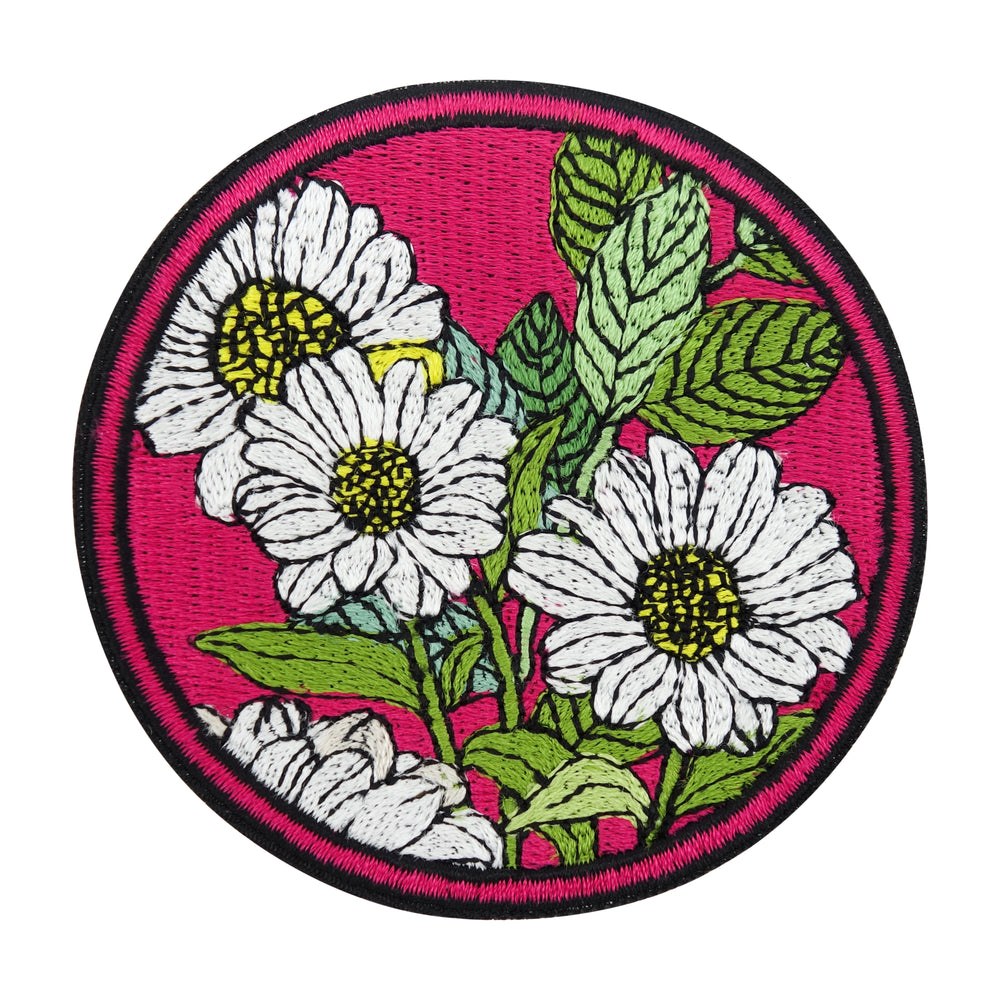 Roter Gänseblümchen Patch