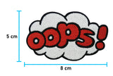 Oops Comic Design Wolke Bügelbild Patch zum Aufbügeln | Patches, Aufbügelmotive Finally Home