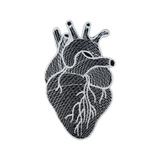 Anatomisches Herz in schwarz weiß Bügelbild Patches zum Aufbügeln | Patch, Aufbügelmotive Finally Home