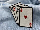 Casino Karten Bügelbild Patch zum Aufbügeln | Patches, Aufbügelmotive Finally Home