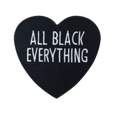 All Black Everything Herz Bügelbild Patches zum Aufbügeln | Patch, Aufbügelmotive Finally Home