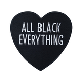 All Black Everything Herz Bügelbild Patches zum Aufbügeln | Patch, Aufbügelmotive Finally Home