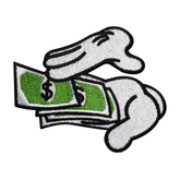 Hände die mit Geld werfen Bügelbild Patches zum Aufbügeln | Patch, Aufbügelmotive Finally Home