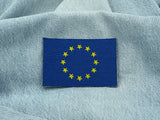 Europa Flagge Patch auf blauer Jeans