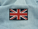 Großbritannien Flagge Patch auf hellblauer Jeans