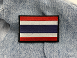 Thailand Klettpatch auf blauer Jeans
