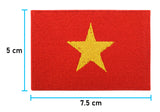 Vietnam Patch mit der Maße: 5 x 7,5 cm