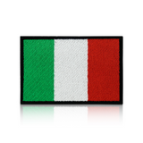 Italien Flagge Patch mit Klett Rückseite | Italian Flag Klettpatch DIY