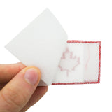 Klettrückseite des Patches mit extra Klettfläche