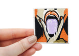Flicken-Bügelflicken-Aufbügler-Bügelbild-Bügelpatch-Sex-Lesbisch-Mund-Finger-Ahegao-Manga-Anime-Girl-Comic-Cartoon