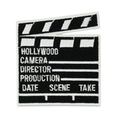 Flicken-Bügelflicken-Aufbügler-Bügelbild-Bügelpatch-LA-Californien-Amerika-Oscars-Festival-Sommer-Comic-Merch