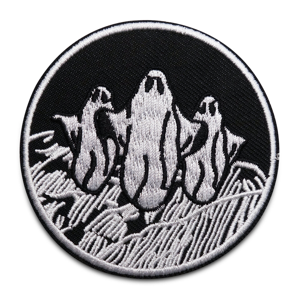 Geist-Dracula-Clown-Horror-Retro-Halloween-Gothic-Devil-Zombie-Flicken-Bügelflicken-Aufbügler-Bügelbild-Bügelpatch