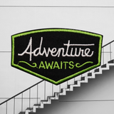 Adventure Awaits Abenteuer Patch zum Aufbügeln Zelt Baum Patches Aufnäher